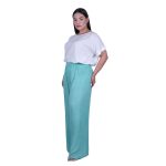 Platinum Παντελόνα Aqua Γυναικεία Με Λάστιχο Αέρινη Casual Ατσαλάκωτη All Day Free Size - 6632-Q - Image 2