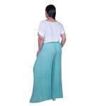 Platinum Παντελόνα Aqua Γυναικεία Με Λάστιχο Αέρινη Casual Ατσαλάκωτη All Day Free Size - 6632-Q - Image 3