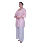 Platinum Πουκαμίσα Ροζ Γυναικεία Με Κουμπιά Τρουακάρ All Day - INDT-5476-ZR - Image 2