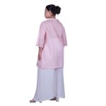 Platinum Πουκαμίσα Ροζ Γυναικεία Με Κουμπιά Τρουακάρ All Day - INDT-5476-ZR - Image 3