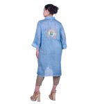 Platinum Καφτάνι - Πουκαμίσο Ραφ Γυναικείο Με Κουμπιά Και Σχέδιο Free Size - KU-52527