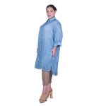 Platinum Καφτάνι - Πουκαμίσο Ραφ Γυναικείο Με Κουμπιά Και Σχέδιο Free Size - KU-52527 - Image 3