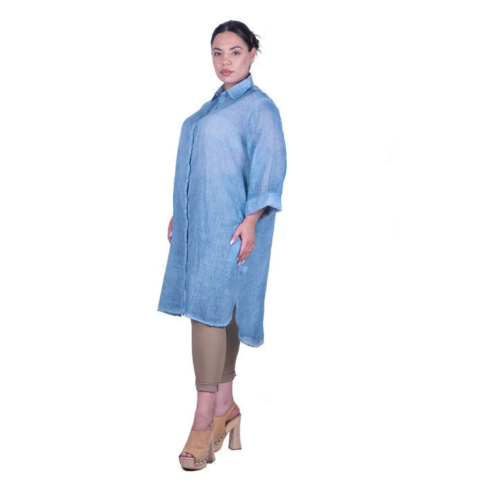 Platinum Καφτάνι - Πουκαμίσο Ραφ Γυναικείο Με Κουμπιά Και Σχέδιο Free Size - KU-52527 - Image 3