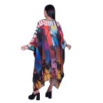 Gomore Καφτάνι - Πουκαμίσα Πολύχρωμο Γυναικείο ''Tropical Night'' Free Size - GM-12708-KS - Image 3