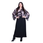 Gomore Φούστα Μαύρη Ζορζέτα Γυναικεία Μακριά Βραδινή Εβαζέ - 24730-BC