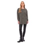 Platinum Μπλούζα Χακί Γυναικεία Μακρυμάνικη Με Τσέπες Καθημερινή ''Καρδιές Strass''- IT- 02942 - Image 2