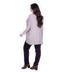 Platinum Μπλούζα Μπεζ Με Ψηλό Λαιμό Γυναικεία Casual Φαρδιά Μακριά All Day Free Size - IT-017-Z-42 - Image 6