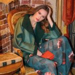 Platinum Γυναικείο Πράσινο Ημίπαλτο Μουτόν Γυναικείο Με Γούνα Casual All Day Free Size - 06079-GR - Image 2