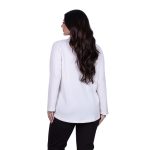 Gomore Μπλούζα Εκρού Γυναικεία Με Γιακά Μακρυμάνικη All Day - 14951-KG - Image 3