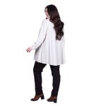 Platinum Μπλούζα Εκρού Γυναικεία Κλος Άνετη Γραμμή Αll Day Free Size - 1628-EG - Image 4