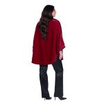 Gomore Κάπα Κόκκινη Γούνινη Γυναικεία Οικολογική Με Φόδρα All Day - GM-24499-RD - Image 5