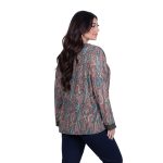 Gomore Μπλούζα Λαδί Γυναικεία Με Λαχούρια & Γιακά Με Πέτο All Day XXL - 34153 - Image 4