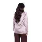 Fairyland Moschato Σακάκι Nude Γυναικείο Σατινέ Με Κουμπιά All Day Free Size - 67658-ND - Image 4