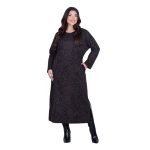 Fairyland Φόρεμα Καφέ Γυναικείο Με Animal Print Casual Μακρύ All Day Free Size - BR-12642-LP