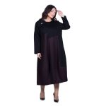 Fairyland Φόρεμα Μαύρο - Γκρενά Γυναικείο Midi Εβαζέ All Day Free Size - FM-1020-BC - Image 3