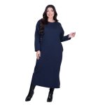 Fairyland Φόρεμα Μπλε Γυναικείο Σε Ίσια Γραμμή Casual Μακρύ All Day Free Size - FM-12642-BL