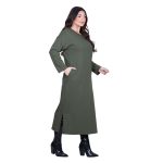 Fairyland Φόρεμα Πράσινο Γυναικείο Σε Ίσια Γραμμή Casual Μακρύ All Day Free Size - FM-12642-GR - Image 3