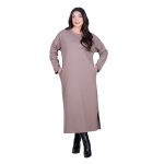 Fairyland Φόρεμα Μόκα Γυναικείο Σε Ίσια Γραμμή Casual Μακρύ All Day Free Size - FM-12642-MG - Image 2