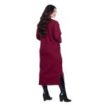 Fairyland Φόρεμα Μπορντοκόκκινο Γυναικείο Σε Ίσια Γραμμή Casual Μακρύ All Day Free Size - FM-12642-R - Image 4