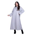 Fairyland Φόρεμα Γκρι Γυναικείο Σε Άλφα Γραμμή Casual Maxi All Day Free Size - FM-1606