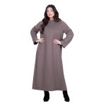 Fairyland Φόρεμα Μόκα Γυναικείο Σε Άλφα Γραμμή Casual Maxi All Day Free Size - FM-1606-MG - Image 2