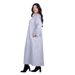 Fairyland Φόρεμα Γκρι Γυναικείο Σε Άλφα Γραμμή Casual Maxi All Day Free Size - FM-1606 - Image 3