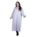 Fairyland Φόρεμα Γκρι Γυναικείο Σε Άλφα Γραμμή Casual Maxi All Day Free Size - FM-1606 - Image 4