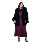 Fairyland Φόρεμα Μπορντό Γυναικείο Σατινέ Με Κουμπιά Μακρύ Άλφα Γραμμή All Day Free Size - FM-7275 - Image 5