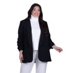 Fairyland Moschato Σακάκι Μαύρο Γυναικείο Casual All Day Free Size - FM-50758-BC