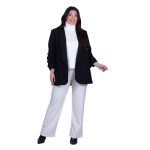 Fairyland Moschato Σακάκι Μαύρο Γυναικείο Casual All Day Free Size - FM-50758-BC - Image 5