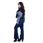 Fairyland Moschato Μπλούζα Μαύρη Με Blue Jean Γυναικεία Casual Φαρδιά Νεανική All Day Free Size - FM-43077 - Image 7