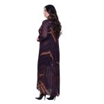 Platinum Φόρεμα Μωβ Με Animal Print Σχέδιο Γυναικείο Πλισέ Ριχτό All Day Free Size - IT-261-GU-PR - Image 4