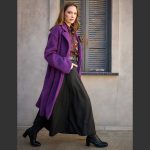 Platinum Φούστα Μαύρη Γυναικεία Mακριά Klos Εβαζέ Με Ζώνη Καθημερινή - IT-3078-BC - Image 3