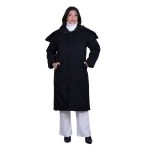 Platinum Μπουφάν Μαύρο Γυναικείο Με Κουκούλα Casual Midi All Day - IT-525 - Image 2