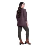 Platinum Μπλούζα Καφέ Γυναικεία Πλεκτή Με Τσέπες Αll Day Free Size - ΙΤ-20205-BR - Image 4