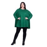 Platinum Μπλούζα Πράσινη Γυναικεία Κλος Άνετη Γραμμή Αll Day Free Size - 1628-GR - Image 2