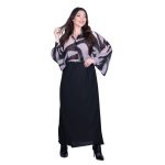 Gomore Φούστα Μαύρη Ζορζέτα Γυναικεία Μακριά Βραδινή Εβαζέ - 24730-BC - Image 2