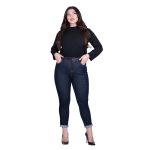 Gomore Παντελόνι Blue Black Γυναικείο Jean Ελαστικό Βαμβακερό Casual All Day - 53528 - Image 2