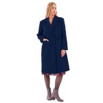 Platinum Παλτό Μπλε Γυναικείο Με Κουμπιά & Τσέπες All Day Free Size - BL-6067