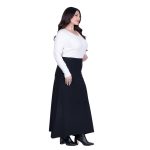 Fairyland Moschato Φούστα Μαύρη Γυναικεία Μακριά Κλασσική Σε Άλφα Γραμμή All Day - FM-1981-BC - Image 3