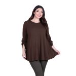 Fairyland Moschato Μπλούζα Καφέ Γυναικεία Κλος Καθημερινή Free Size - FM-4020-BR