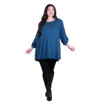 Fairyland Moschato Μπλούζα Πετρολ Γυναικεία Κλος Καθημερινή Free Size - FM-4020-PL - Image 2