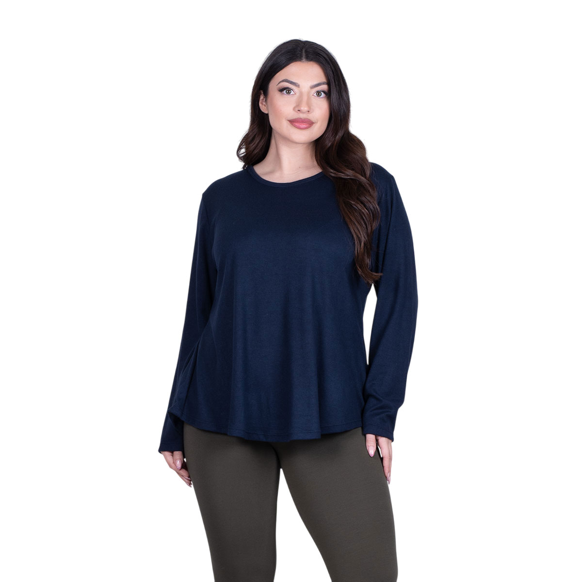 FM-57115-BL Fairyland Moschato Μπλούζα Μπλε Γυναικεία Εβαζέ Κλος Καθημερινή Free Size - FM-57115-BL - Image 1