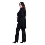 Fairyland Μπλούζα Μαύρη Γυναικεία Ασύμμετρη Με Σχέδια All Day Free Size - FM-8215-BCF - Image 4