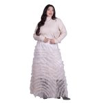 Fairyland Φούστα Nude Γυναικεία Τούλινη Με Φρου - Φρου Εβαζέ Girly Μaxi All Day Free Size - FM-854-ND - Image 3