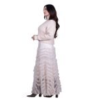 Fairyland Φούστα Nude Γυναικεία Τούλινη Με Φρου - Φρου Εβαζέ Girly Μaxi All Day Free Size - FM-854-ND - Image 4