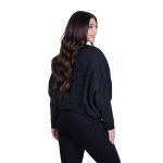 Fairyland Moschato Μπλούζα Μαύρη Γυναικεία Casual Φαρδιά Νεανική All Day Free Size - FM-99208 - Image 3