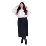 Gomore Φούστα Μαύρη Γυναικεία Μακριά Κλασσική Σε Ίσια Γραμμή All Day - GM-24707-BC