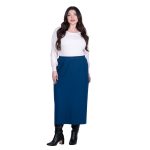 Gomore Φούστα Πετρολ Γυναικεία Μακριά Κλασσική Σε Ίσια Γραμμή All Day - GM-24707-PL - Image 2