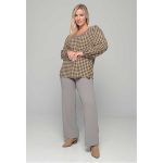 Gomore Μπλούζα Μπεζ - Εκάι Γυναικεία Με Εμπριμέ Σχέδια Μαροκέν All Day - GM-56202 - Image 6